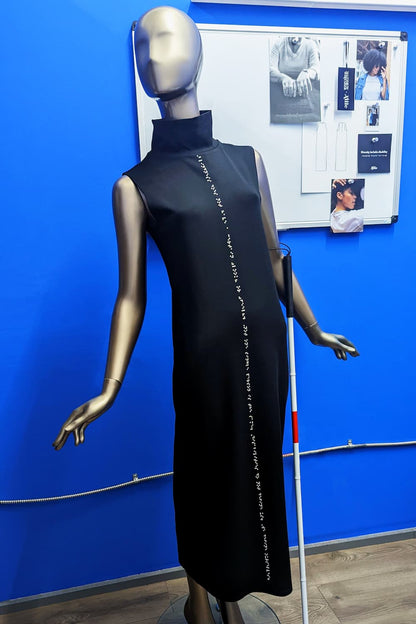 Custom Design: Sleeveless Turtleneck Dress