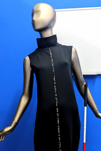 Custom Design: Sleeveless Turtleneck Dress