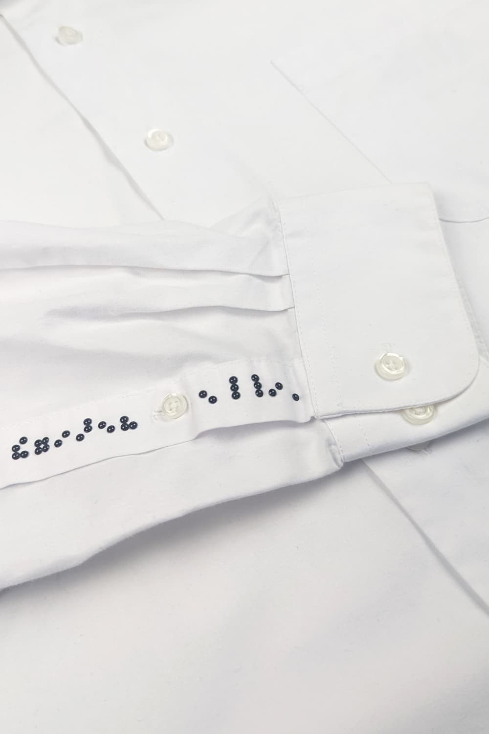 Custom Design: Men's White Collared Shirt